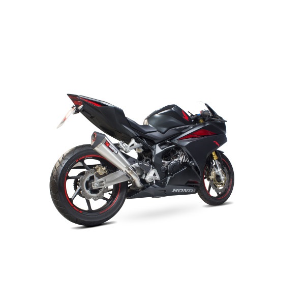 Scorpion Exhaust Honda CBR250 RR 2017 - 2019 Serket Taper Full System Brushed Stainless Steel Sleeve